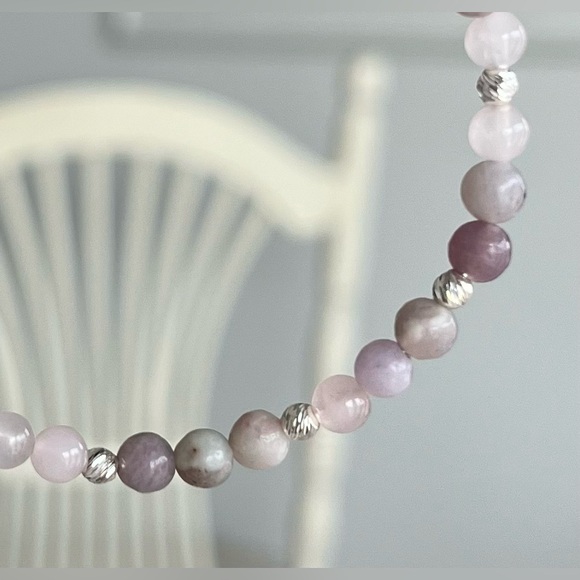 Light purple / lavender bracelet - Silver 925 - Picture 3 of 5